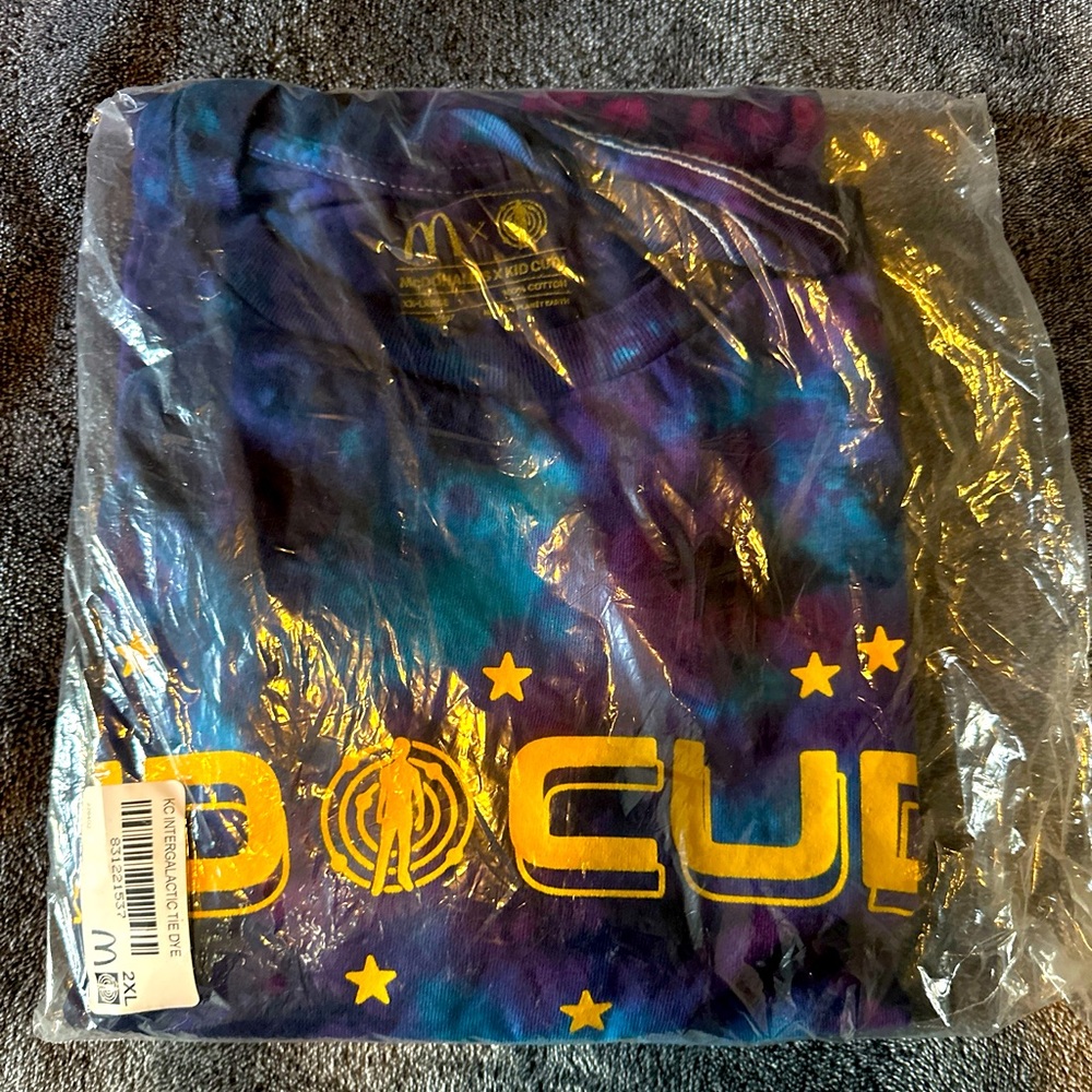 NWT Kid Cudi Camp McDonald's Intergalactic Tie Dye T-Shirt - Limited